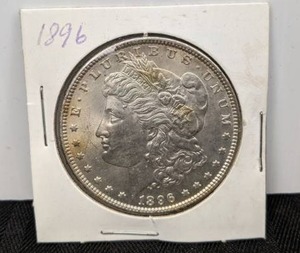 1896 Morgan Silver Dollar Coin X