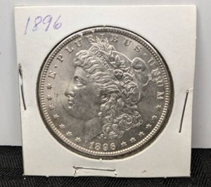 1896 Morgan Silver Dollar Coin X