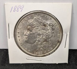 1889 Morgan Silver Dollar Coin X
