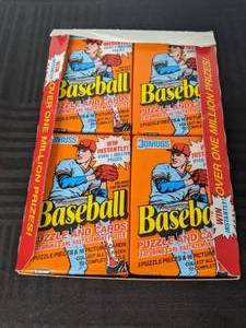 1990 Donruss Puzzle and Cards Baseball Wax Box 36 Sealed Packs MLB X