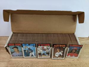 1989 Donruss Set MLB Baseball Trading Cards #1-#660 and 1986 Topps Set MLB Baseball Trading Cards #1-#792  X