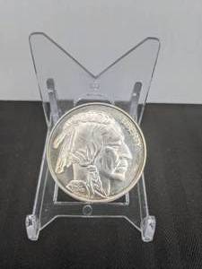 1 Troy Ounce .999 Silver Liberty Buffalo Coin  X