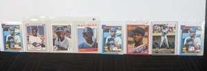 Collection of (8) Ken Griffey Jr Baseball Cards Fleer ULMA Topps Upper Deck Post Wonder MLB HOF&nbsp X