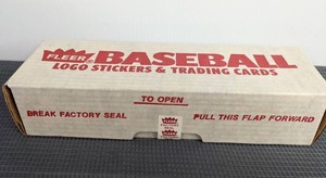 1989 Fleer Complete Set MLB Logo Stickers and Baseball Trading Cards Factory Sealed X