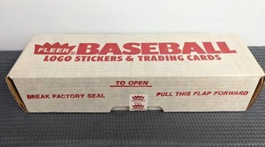 1989 Fleer Complete Set MLB Logo Stickers and Baseball Trading Cards Factory Sealed X