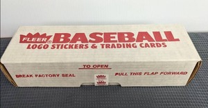 1989 Fleer Complete Set MLB Logo Stickers and Baseball Trading Cards Factory Sealed X