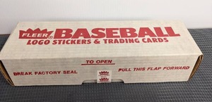 1989 Fleer Complete Set MLB Logo Stickers and Baseball Trading Cards Factory Sealed X