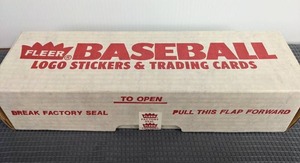 1989 Fleer Complete Set MLB Logo Stickers and Baseball Trading Cards Factory Sealed X