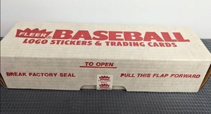 1989 Fleer Complete Set MLB Logo Stickers and Baseball Trading Cards Factory Sealed X
