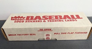 1989 Fleer Complete Set MLB Logo Stickers and Baseball Trading Cards Factory Sealed X
