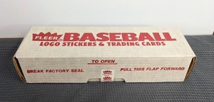 1989 Fleer Complete Set MLB Logo Stickers and Baseball Trading Cards Factory Sealed X