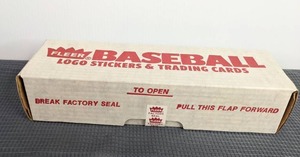 1989 Fleer Complete Set MLB Logo Stickers and Baseball Trading Cards Factory Sealed  X