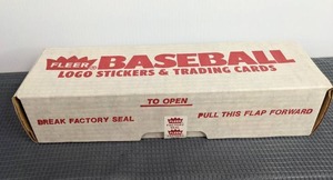 1989 Fleer Complete Set MLB Logo Stickers and Baseball Trading Cards Factory Sealed  X