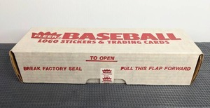 1989 Fleer Complete Set MLB Logo Stickers and Baseball Trading Cards Factory Sealed  X