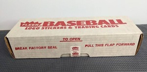 1989 Fleer Complete Set MLB Logo Stickers and Baseball Trading Cards Factory Sealed  X