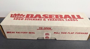 1989 Fleer Complete Set MLB Logo Stickers and Baseball Trading Cards Factory Sealed  X