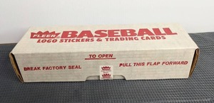 1989 Fleer Complete Set MLB Logo Stickers and Baseball Trading Cards Factory Sealed  X