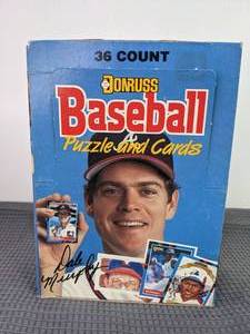 1988 Donruss Puzzle and Cards Baseball Wax Box 36 Sealed Packs MLB X