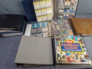 1989 Fleer, 1988 Donruss MLB Baseball Trading Cards in 8 Binders Includes Some 1981 Donruss and 1987 Topps  X