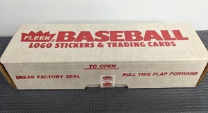 1989 Fleer Complete Set MLB Logo Stickers and Baseball Trading Cards Factory Sealed X