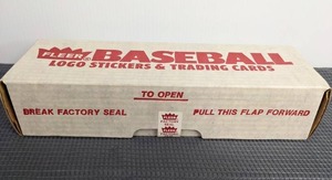 1989 Fleer Complete Set MLB Logo Stickers and Baseball Trading Cards Factory Sealed X