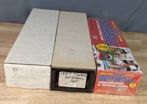 1984 & 1987 Topps MLB Baseball Trading Card Set, 1988 Fleer MLB Baseball Trading Card Set  X