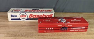 MLB Baseball Cards 1988 Score Set and 1989 Topps Set X