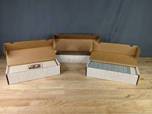 MLB Baseball Cards 1988 Dunruss Complete Set, 1990 Topps Set, and 1990 Fleer Complete Sets X