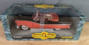American Muscle 56 Sunliner 118th Scale Diecast Metal Highly Detailed Collectible - RedBlack X