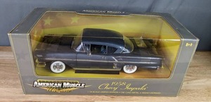 American Muscle Memories 1958 Chevy Impala 118 Scale Limited Edition Die Cast Metal Highly Detailed Model X