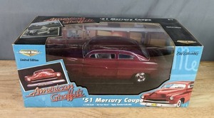American Muscle American Graffiti 51 Mercury Coupe 118th Scale Diecast Metal Highly Detailed Collectible X