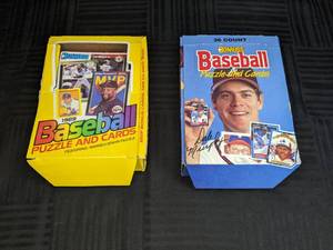 Collection of 43 Packs of MLB 1988, 1989 Dunruss Baseball Cards X