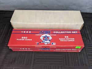 MLB Baseball Cards 1988 Score Set and 1989 Topps Set X
