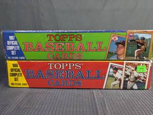 MLB Baseball Cards 1987 and 1988 Topps Complete Set X