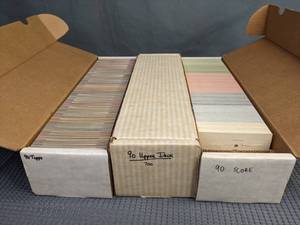 MLB Baseball Cards 1990 Upper Deck, Score, and Topps Complete Sets X