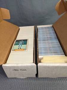 MLB Baseball Cards 1982 Fleer Set with Cal Ripkin Jr. RC and 1988 Donruss Set X