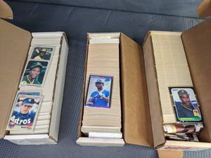 1987 & 1989 Donruss MLB Baseball Trading Card Sets, 1983 Fleer MLB Baseball Trading Card Set   X