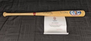 34 Ernie Banks Autographed Model Cooperstown Baseball Bat MLB HOF Cubs X