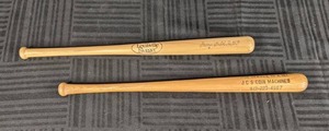 (2) 16 MLB Babe Ruth Model Mini Baseball Bats  X