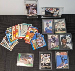 Set of (35) Ken Griffey Jr. Baseball Cards MLB, Includes a Rookie Card  X