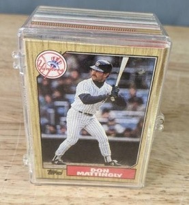 Set of Don Mattingly NY Yankees Baseball Cards MLB  X