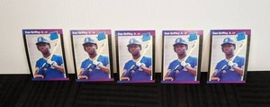 1989 Set of (5) Donruss Ken Griffey Jr. Rated Rookie Baseball Cards MLB  X
