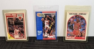 1989-90 Michael Jordan Hoops & Fleer Cards & 1991-92 Michael Jordan Fleer League Leader Basketball Cards NBA  X
