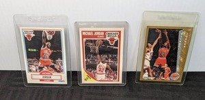 1989-90 & 1990-91 Michael Jordan Fleer Cards & 1992-93 Michael Jordan Fleer League Leader Basketball Card NBA  X