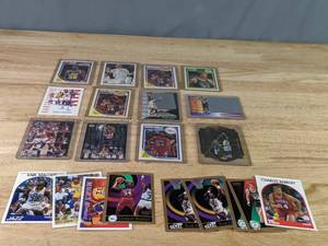 Lot of NBA Basketball Cards Kevin Garrett, Karl Malone, Charles Barkley, Larry Bird, Magic Johnson LA Lakers MN Timberwolves  X