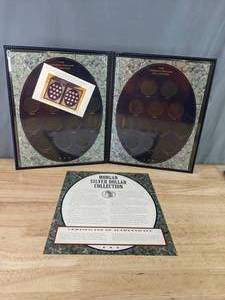 Set of (2) Morgan Silver Dollar Collection Books 1878-1921 X