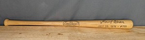 Hank Aaron Model 1976 Louisville Slugger 16 Mini Baseball Bat HOF MLB #755  X