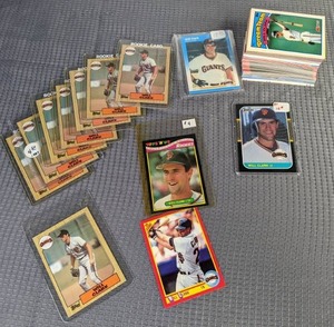 Set of Will Clark Baseball Cards MLB, Includes Rookie Cards SF Giants All Star  X