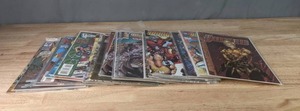 Lot of 30 Comic Books, including Maximum Press Young Blood, Marvel Edge, Triumphant, Malibu Comics, Defiant, Topps, Malpractice Graphix, Lightening Comics, and Black Horse Comics Q