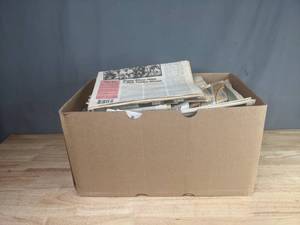 Large Collection of Vintage Sports Newspapers X